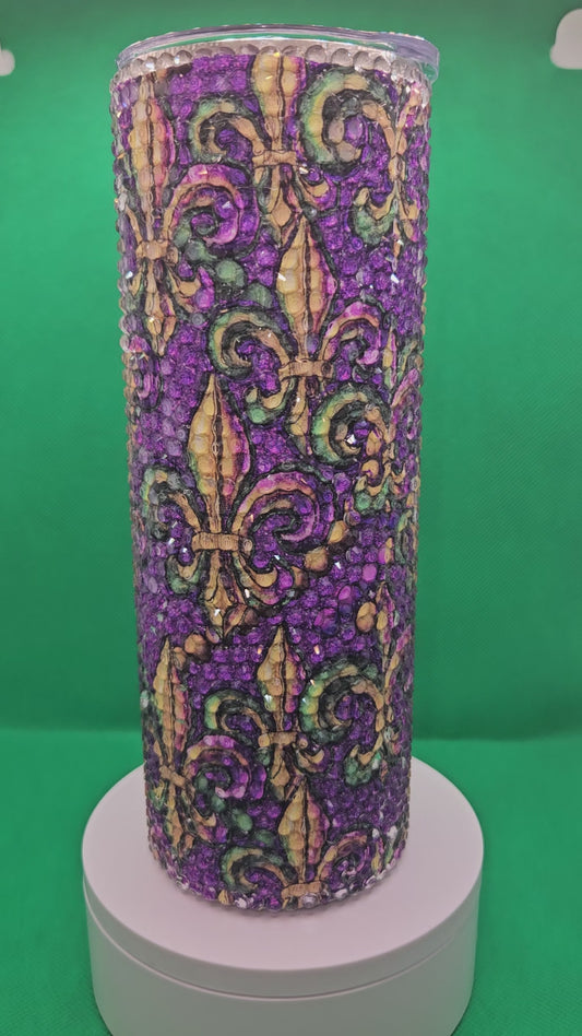 Fleur de lis tumbler